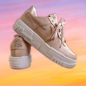 The Nike Air Force 1 Low Pixel Particle Beige (W)